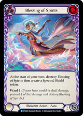 Blessing of Spirits (Blue) [DYN220] (Dynasty)  Rainbow Foil | Pegasus Games WI