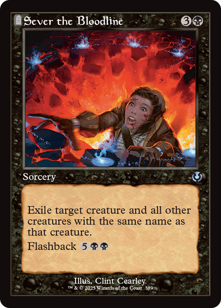 Sever the Bloodline (Retro Frame) [Innistrad Remastered] | Pegasus Games WI
