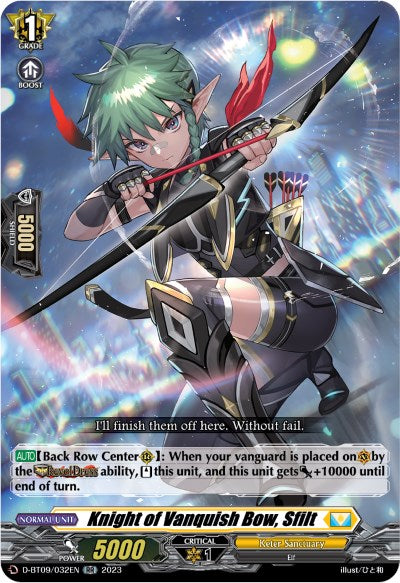 Knight of Vanquish Bow, Sfilt (D-BT09/032EN) [Dragontree Invasion] | Pegasus Games WI