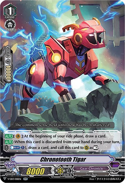 Chronotooth Tigar (V-EB13/018EN) [The Astral Force] | Pegasus Games WI
