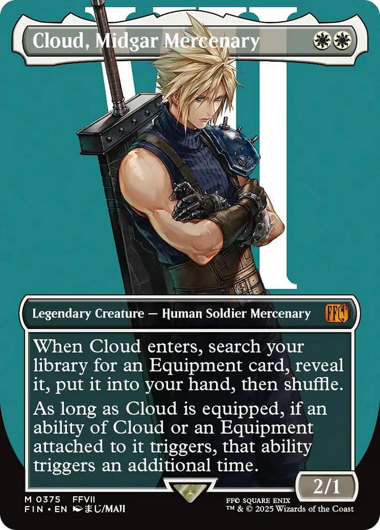 Cloud, Midgar Mercenary (Borderless) [FINAL FANTASY] | Pegasus Games WI