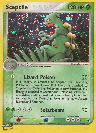 Sceptile (11/109) [EX: Ruby & Sapphire] | Pegasus Games WI