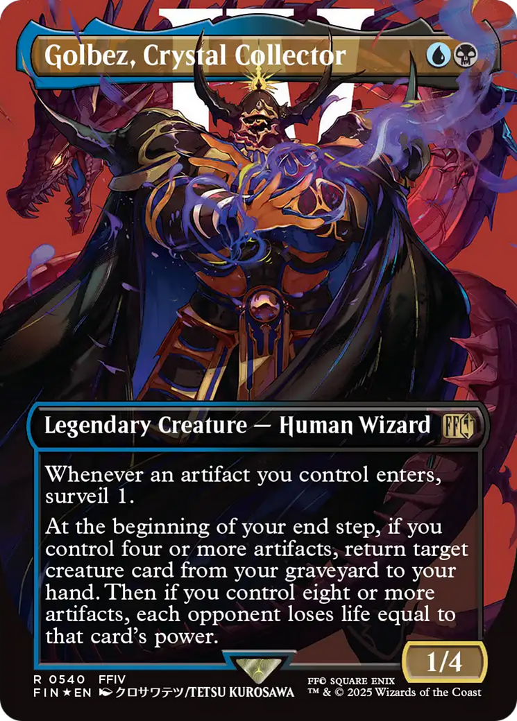Golbez, Crystal Collector (Borderless) (Surge Foil) [FINAL FANTASY] | Pegasus Games WI