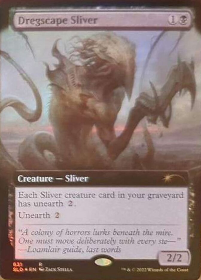 Dregscape Sliver (Extended Art) [Secret Lair Drop Promos] | Pegasus Games WI