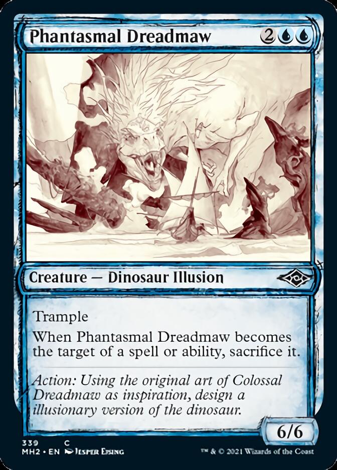 Phantasmal Dreadmaw (Sketch) [Modern Horizons 2] | Pegasus Games WI