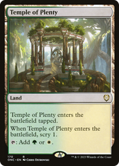 Temple of Plenty [Phyrexia: All Will Be One Commander] | Pegasus Games WI