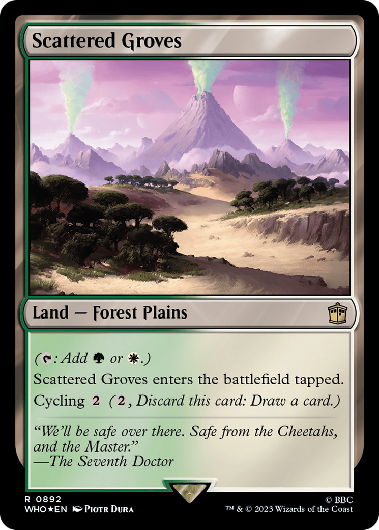 Scattered Groves (Surge Foil) [Doctor Who] | Pegasus Games WI