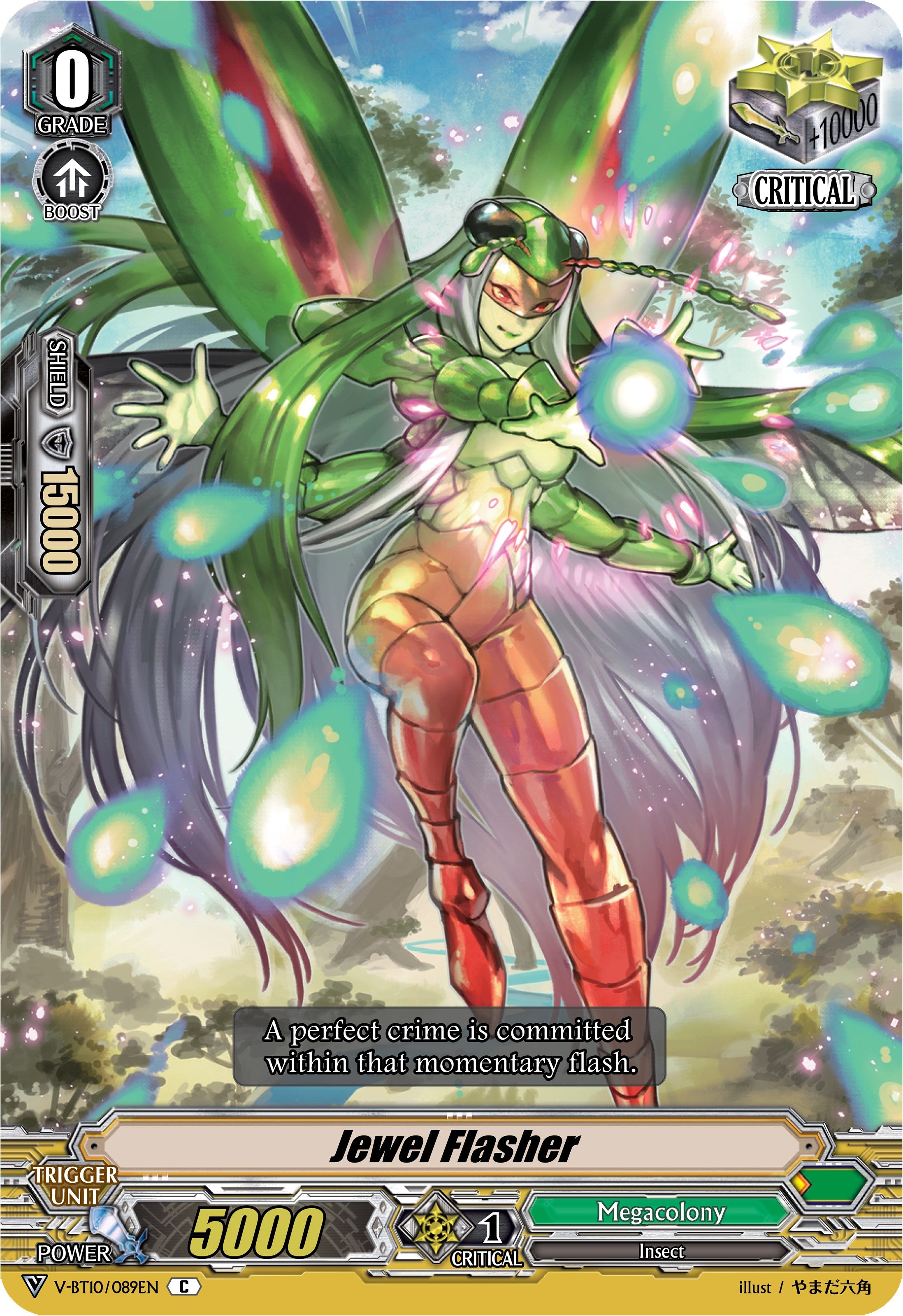 Jewel Flasher (V-BT10/089EN) [Phantom Dragon Aeon] | Pegasus Games WI