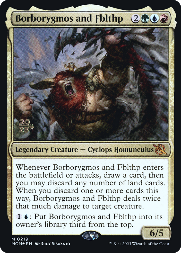 Borborygmos and Fblthp [March of the Machine Prerelease Promos] | Pegasus Games WI