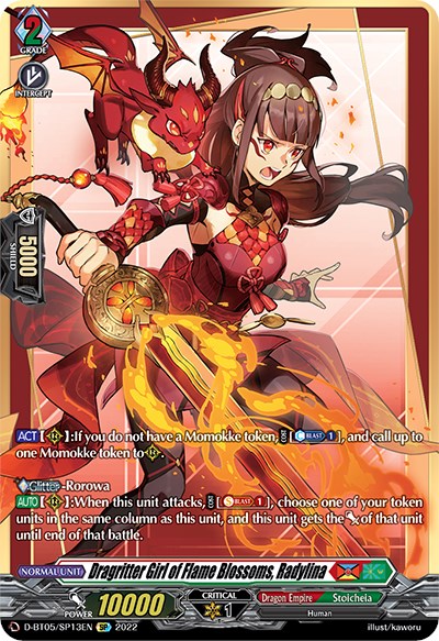 Dragritter Girl of Flame Blossoms, Radylina (D-BT05/SP13EN) [Triumphant Return of the Brave Heroes] | Pegasus Games WI