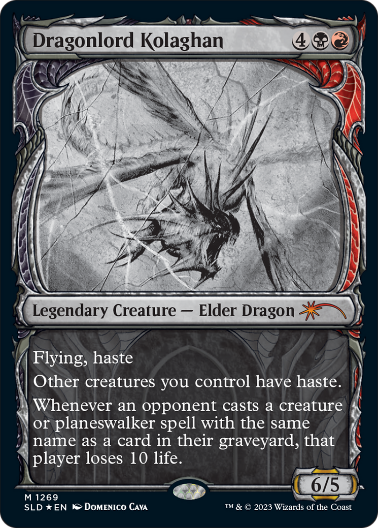 Dragonlord Kolaghan (Halo Foil) [Secret Lair Drop Series] | Pegasus Games WI