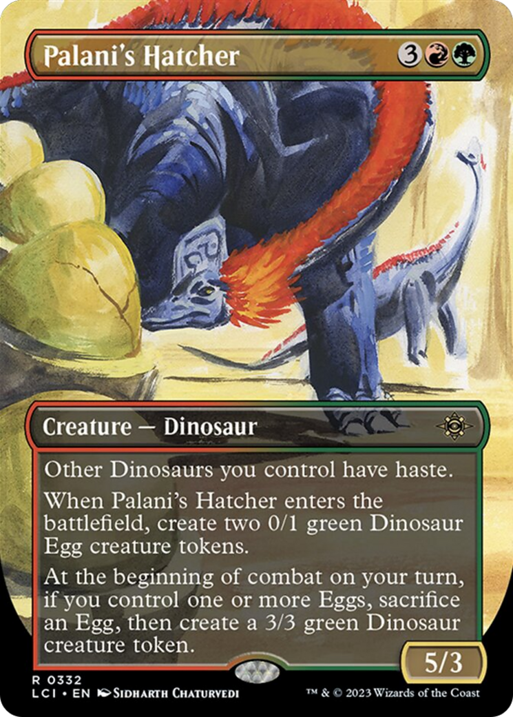 Palani's Hatcher (Borderless) [The Lost Caverns of Ixalan] | Pegasus Games WI