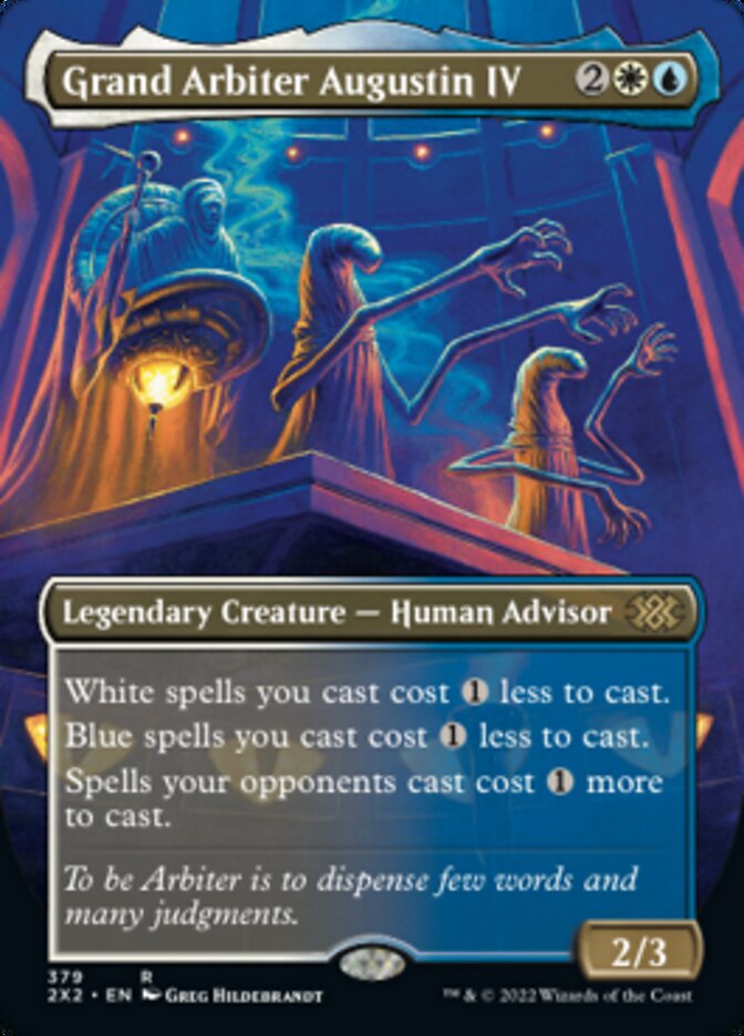 Grand Arbiter Augustin IV (Borderless Alternate Art) [Double Masters 2022] | Pegasus Games WI
