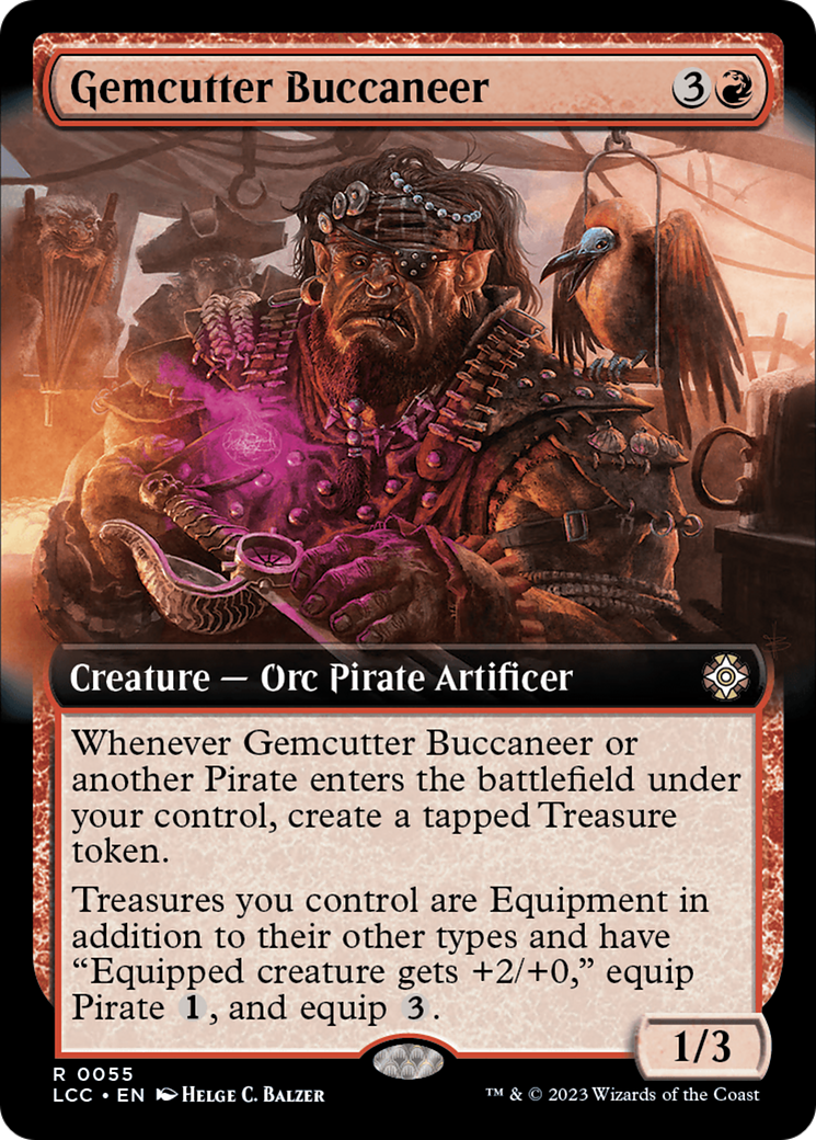 Gemcutter Buccaneer (Extended Art) [The Lost Caverns of Ixalan Commander] | Pegasus Games WI