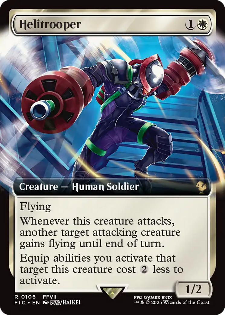 Helitrooper (Extended Art) [FINAL FANTASY Commander] | Pegasus Games WI