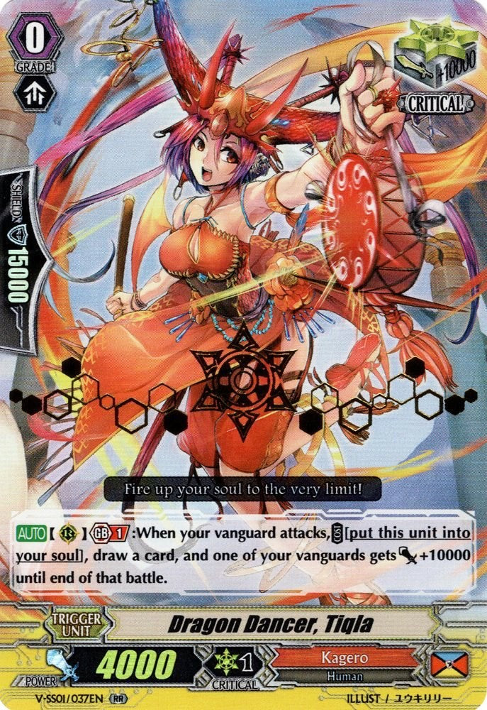 Dragon Dancer, Tiqla (Hot Stamped) (V-SS01/037EN) [Premium Collection 2019] | Pegasus Games WI