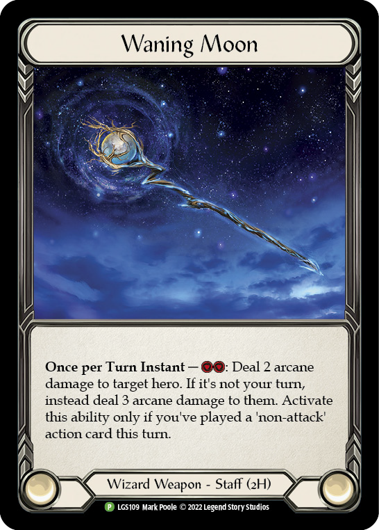 Waning Moon [LGS109] (Promo)  Cold Foil | Pegasus Games WI