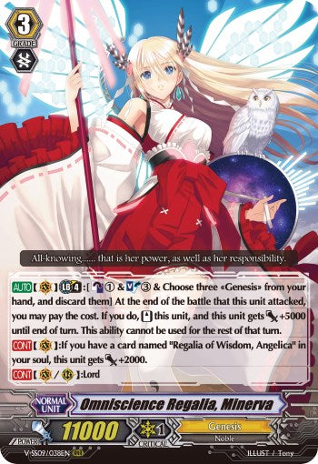 Omniscience Regalia, Minerva (V-SS09/038EN) [Revival Selection] | Pegasus Games WI