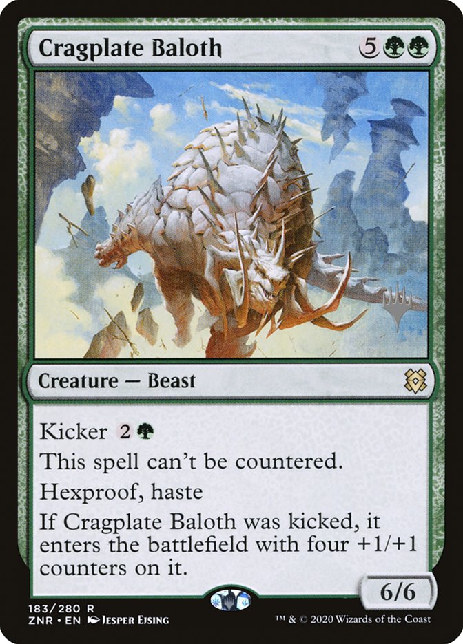 Cragplate Baloth (Promo Pack) [Zendikar Rising Promos] | Pegasus Games WI