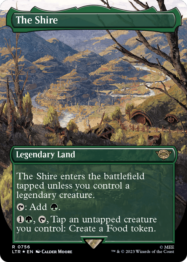 The Shire (Borderless) (Surge Foil) [The Lord of the Rings: Tales of Middle-Earth] | Pegasus Games WI