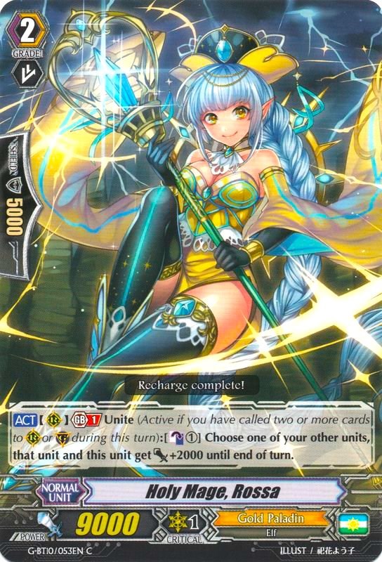 Holy Mage, Rossa (G-BT10/053EN) [Raging Clash of the Blade Fangs] | Pegasus Games WI