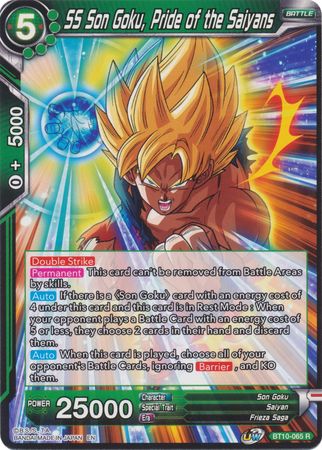 SS Son Goku, Pride of the Saiyans (BT10-065) [Rise of the Unison Warrior 2nd Edition] | Pegasus Games WI