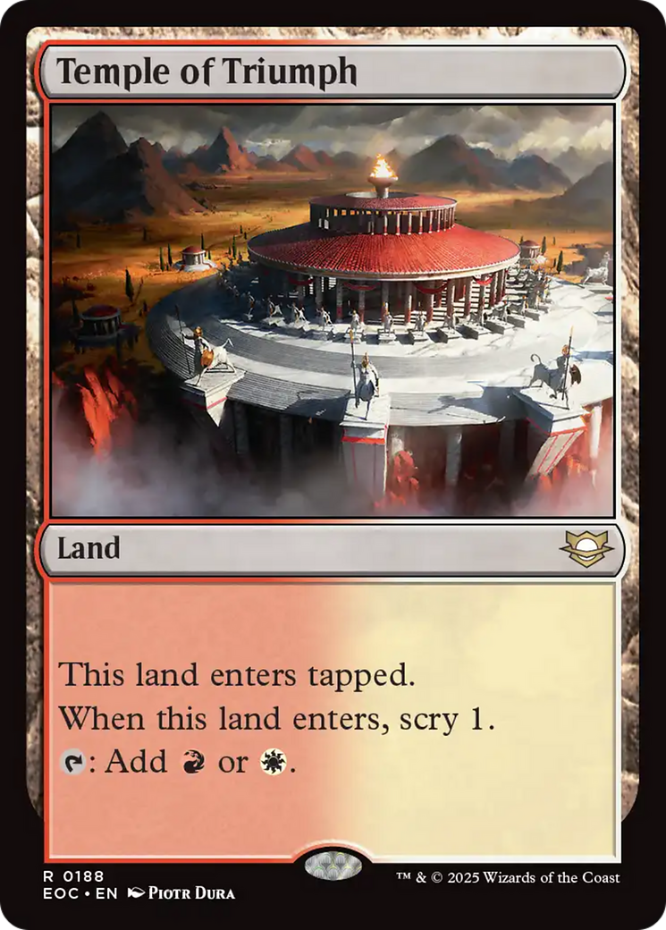 Temple of Triumph [Edge of Eternities Commander] | Pegasus Games WI