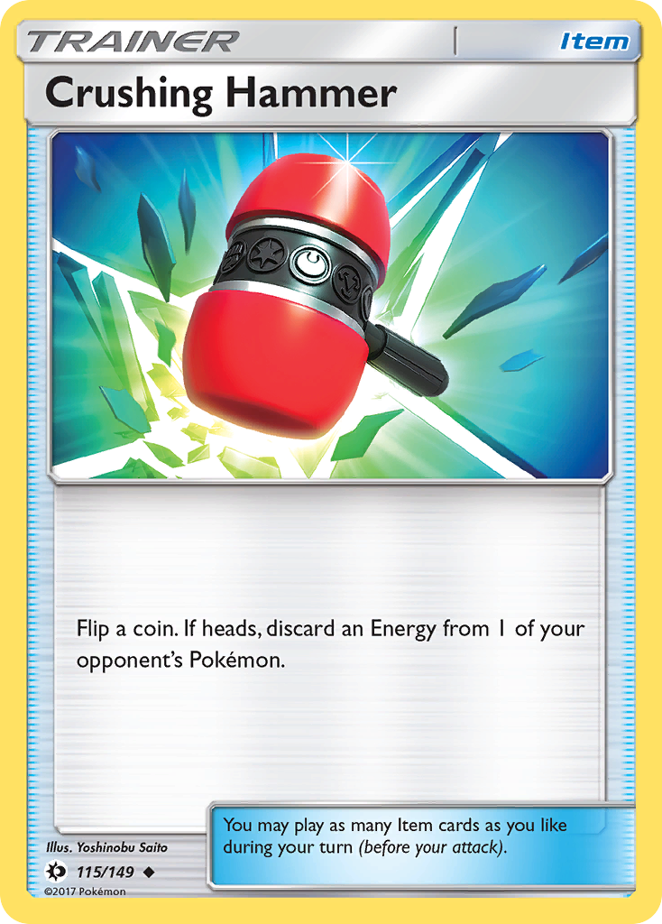 Crushing Hammer (115/149) [Sun & Moon: Base Set] | Pegasus Games WI