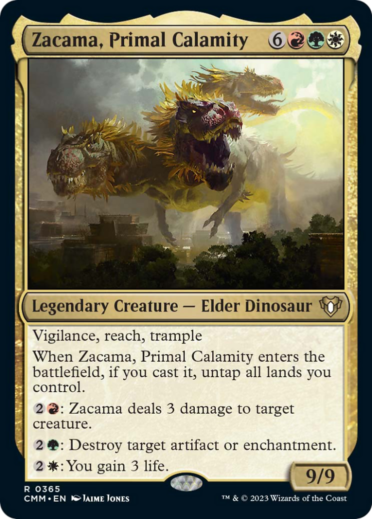 Zacama, Primal Calamity [Commander Masters] | Pegasus Games WI