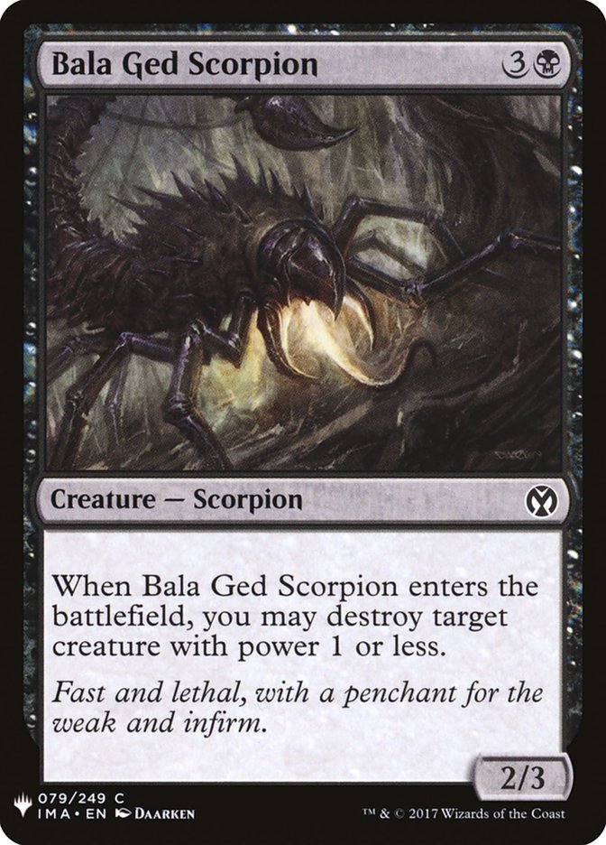 Bala Ged Scorpion [Mystery Booster] | Pegasus Games WI