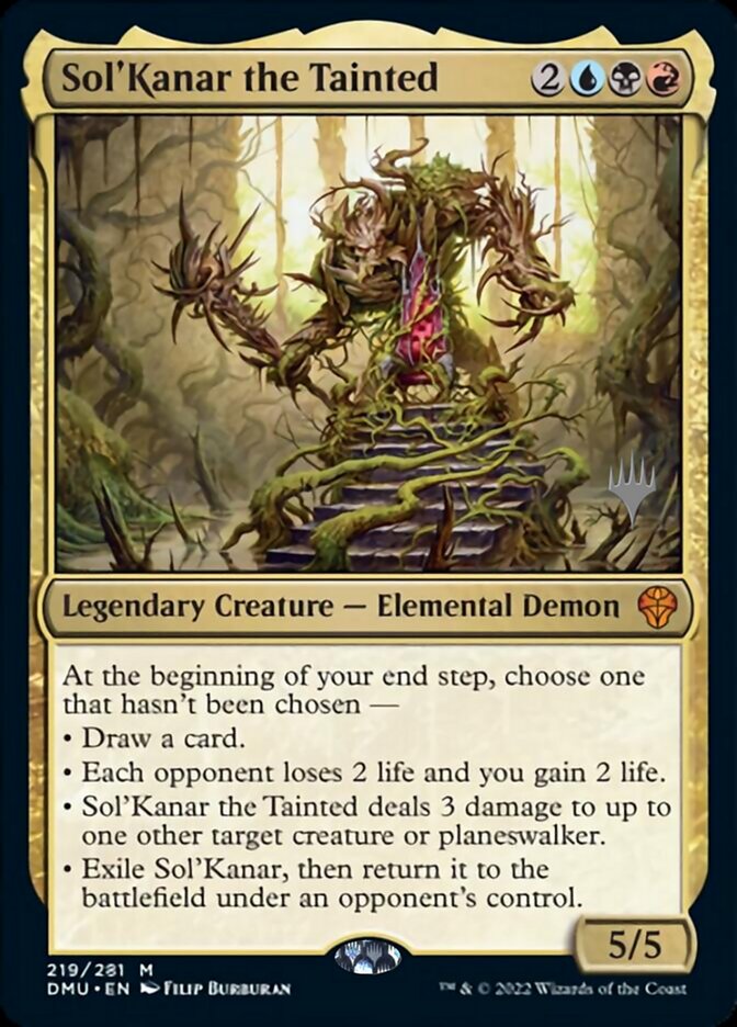 Sol'Kanar the Tainted (Promo Pack) [Dominaria United Promos] | Pegasus Games WI