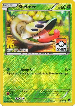 Shelmet (8/111) (League Promo 2nd Place) [XY: Furious Fists] | Pegasus Games WI
