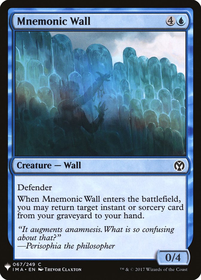 Mnemonic Wall [Mystery Booster] | Pegasus Games WI