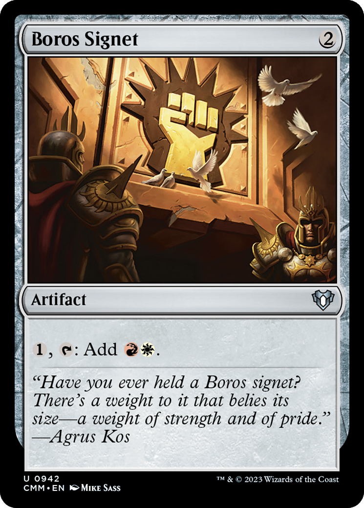 Boros Signet [Commander Masters] | Pegasus Games WI