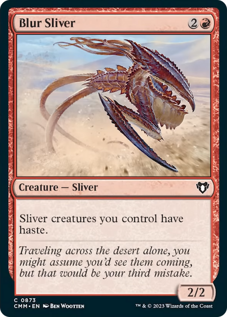 Blur Sliver [Commander Masters] | Pegasus Games WI