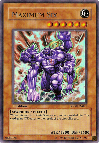 Maximum Six [LODT-EN097] Ultra Rare | Pegasus Games WI