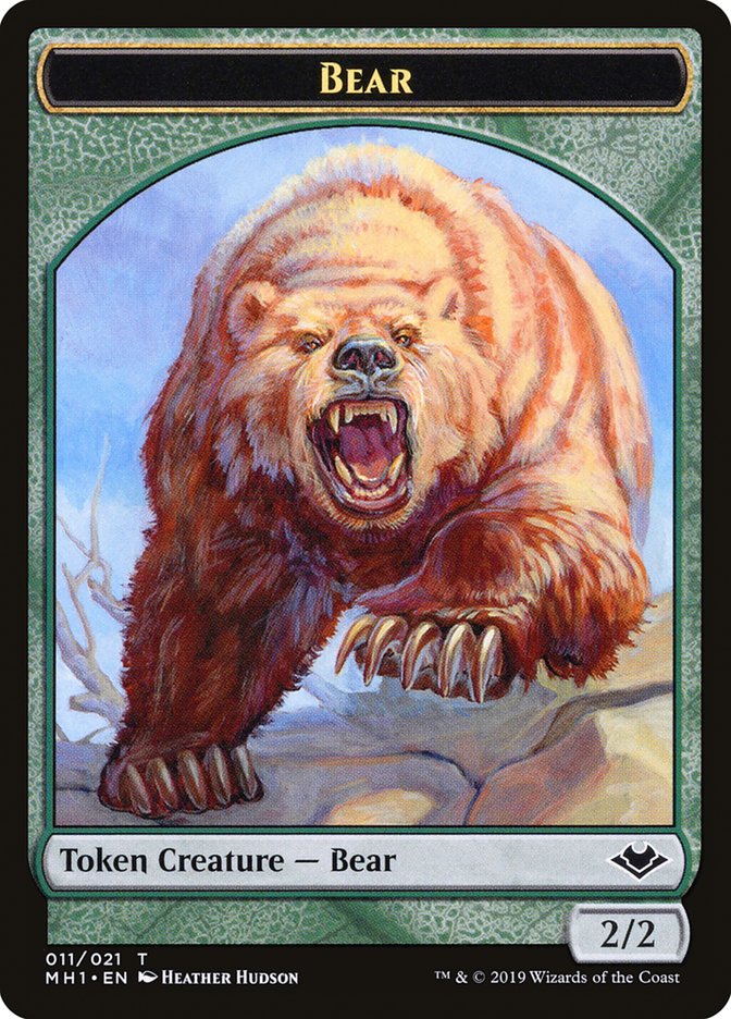 Illusion // Bear Double-Sided Token [Modern Horizons Tokens] | Pegasus Games WI