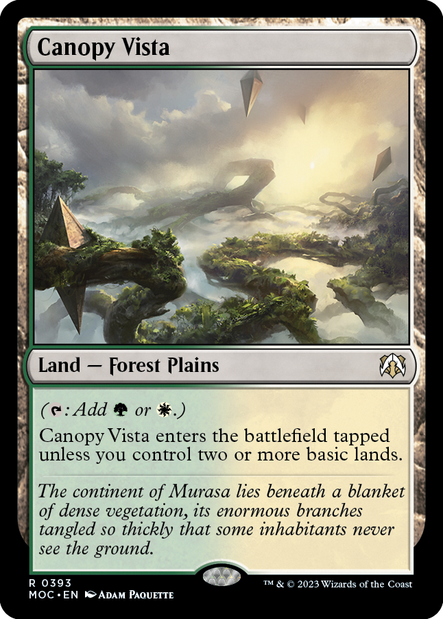 Canopy Vista [March of the Machine Commander] | Pegasus Games WI