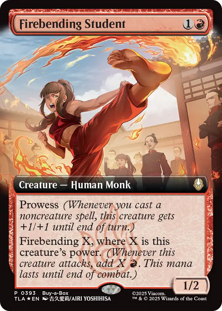 Firebending Student (Extended Art) [Avatar: The Last Airbender Promos] | Pegasus Games WI