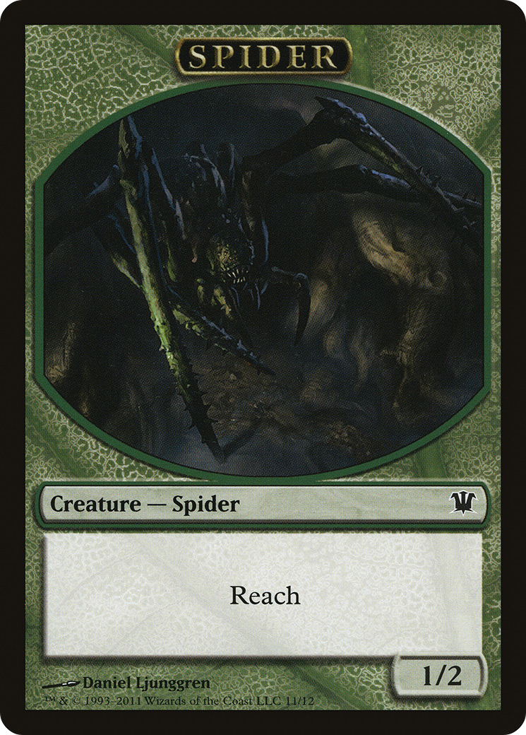 Insect // Spider Double-Sided Token [Innistrad Remastered Tokens] | Pegasus Games WI