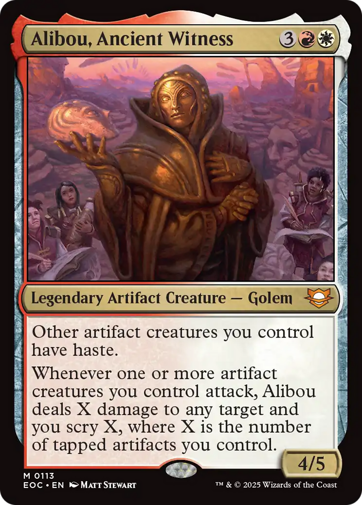 Alibou, Ancient Witness [Edge of Eternities Commander] | Pegasus Games WI
