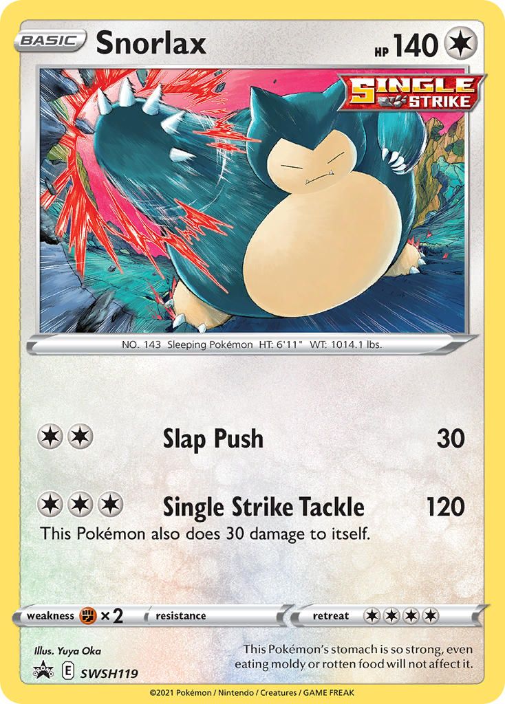 Snorlax (SWSH119) [Sword & Shield: Black Star Promos] | Pegasus Games WI