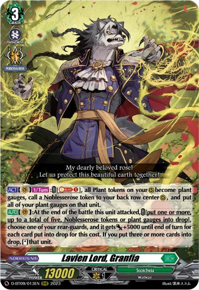 Lavien Lord, Granfia (D-BT09/013EN) [Dragontree Invasion] | Pegasus Games WI