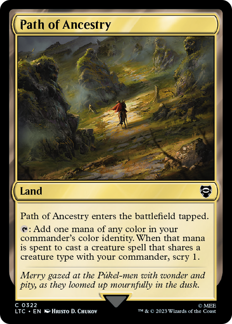 Path of Ancestry [The Lord of the Rings: Tales of Middle-Earth Commander] | Pegasus Games WI