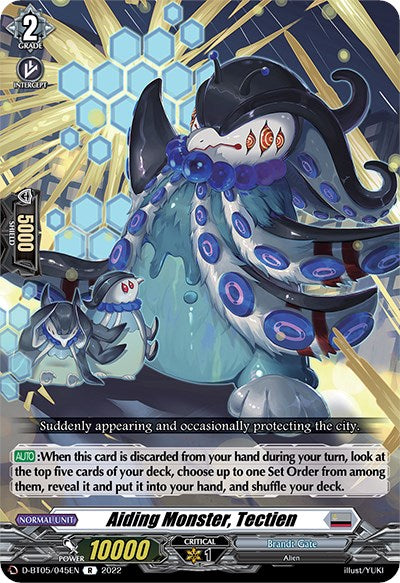 Aiding Monster, Tectien (D-BT05/045EN) [Triumphant Return of the Brave Heroes] | Pegasus Games WI