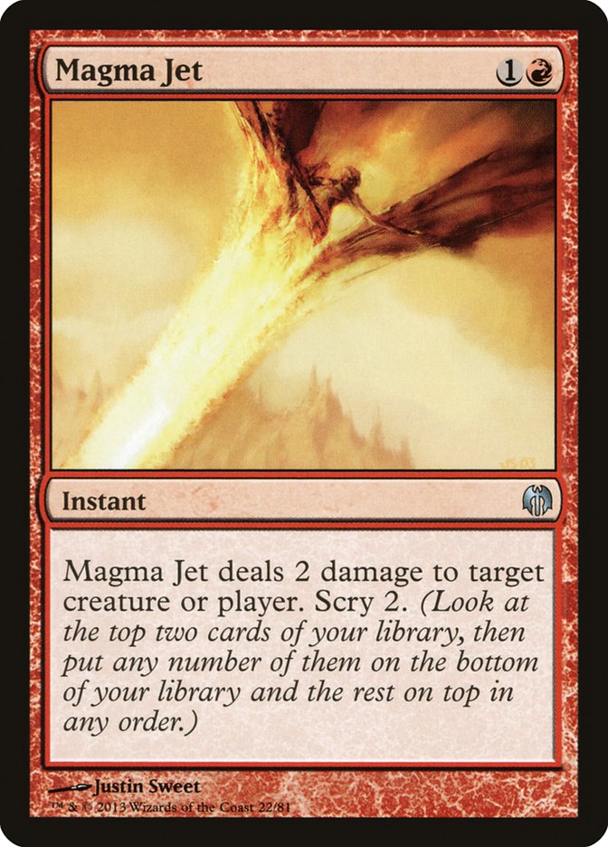 Magma Jet [Duel Decks: Heroes vs. Monsters] | Pegasus Games WI