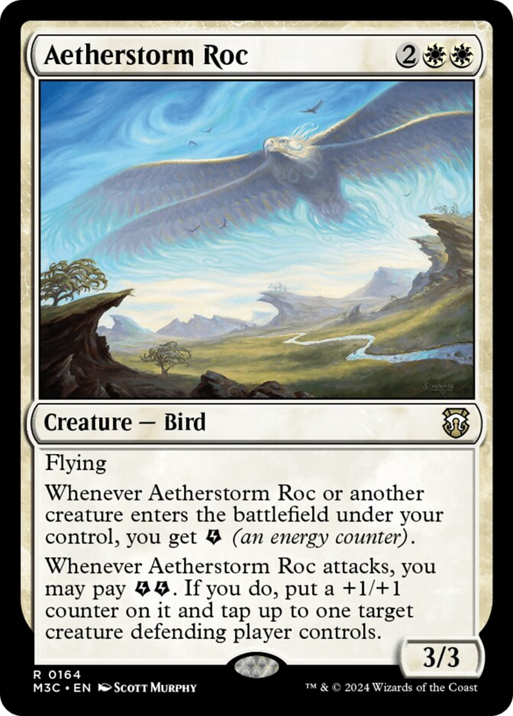 Aetherstorm Roc (Ripple Foil) [Modern Horizons 3 Commander] | Pegasus Games WI