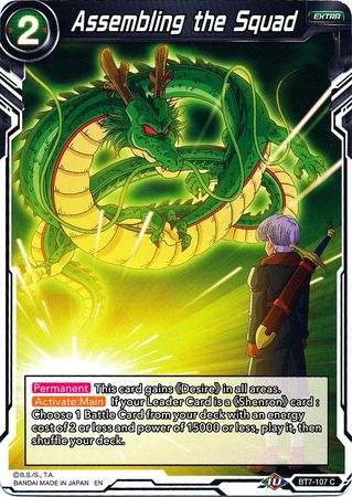 Assembling the Squad (BT7-107) [Assault of the Saiyans] | Pegasus Games WI