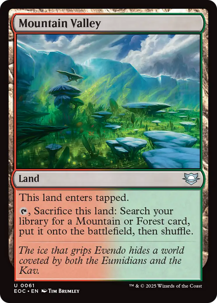 Mountain Valley [Edge of Eternities Commander] | Pegasus Games WI