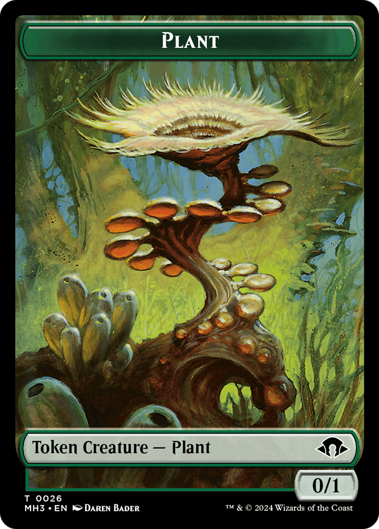 Phyrexian Germ // Plant Double-Sided Token [Modern Horizons 3 Tokens] | Pegasus Games WI